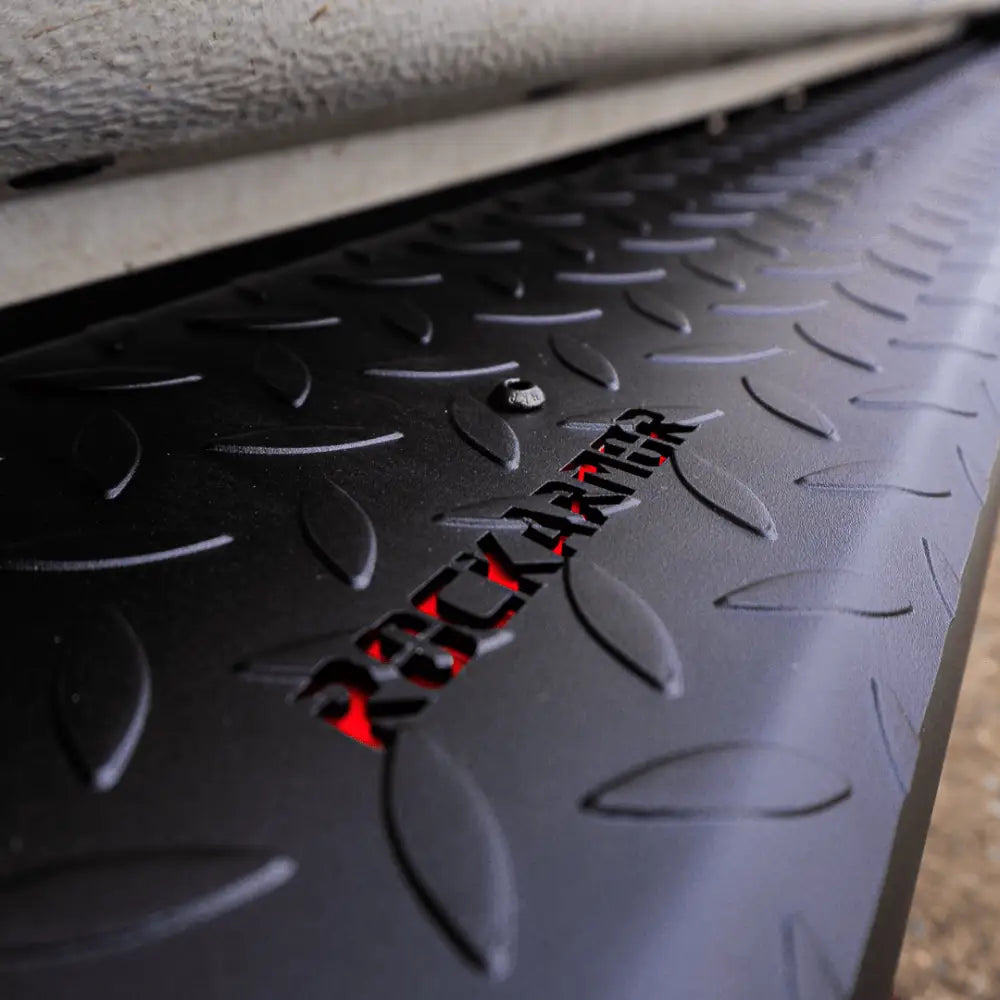 Rockarmor Steel Rock Sliders Side Steps To Suit Isuzu Dmax 08/20+ - Side Steps