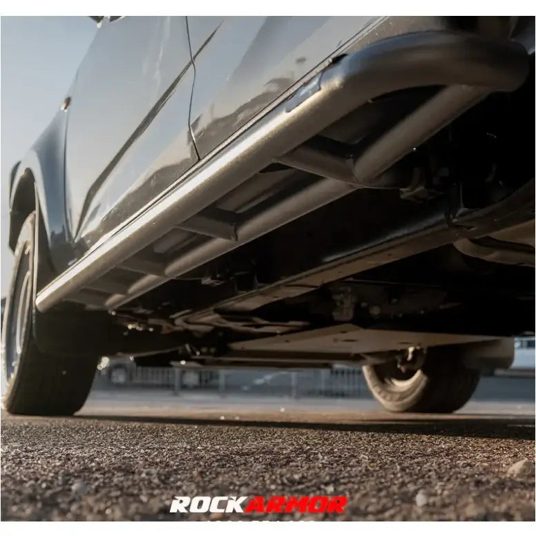Rockarmor Steel Rock Sliders Side Steps To Suit Mazda Bt50 08/20+ - Side Steps