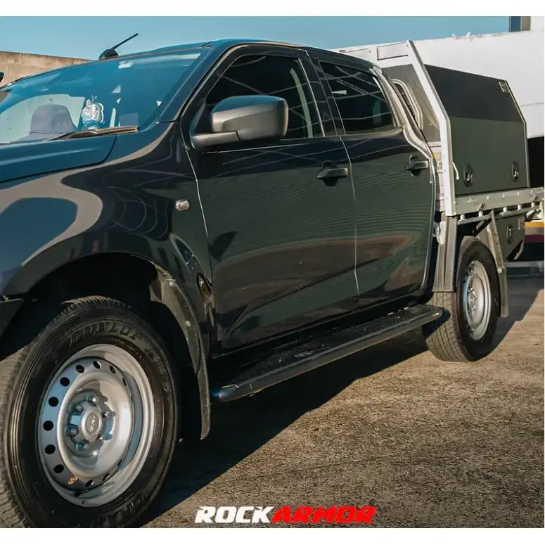 Rockarmor Steel Rock Sliders Side Steps To Suit Mazda Bt50 08/20+ - Side Steps