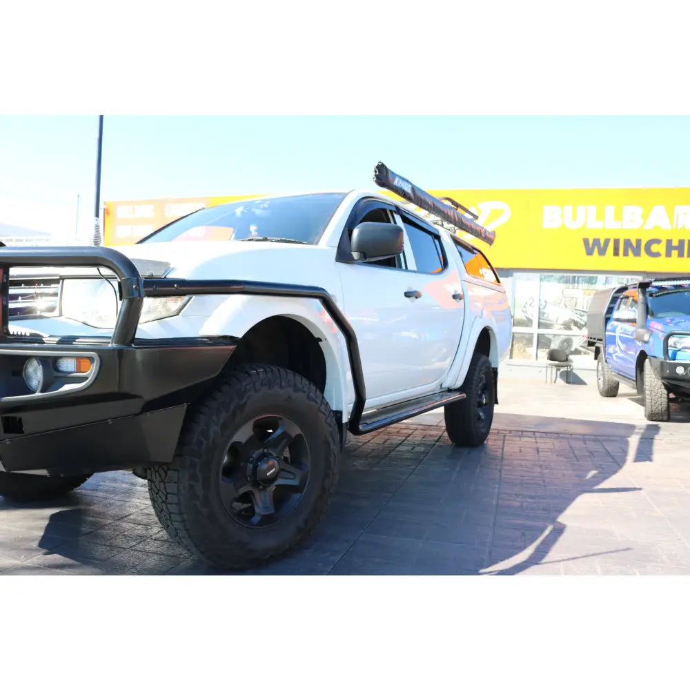 Rockarmor Steel Rockslider Side Steps - Mitsubishii Triton ML/MN 2006 - 2015