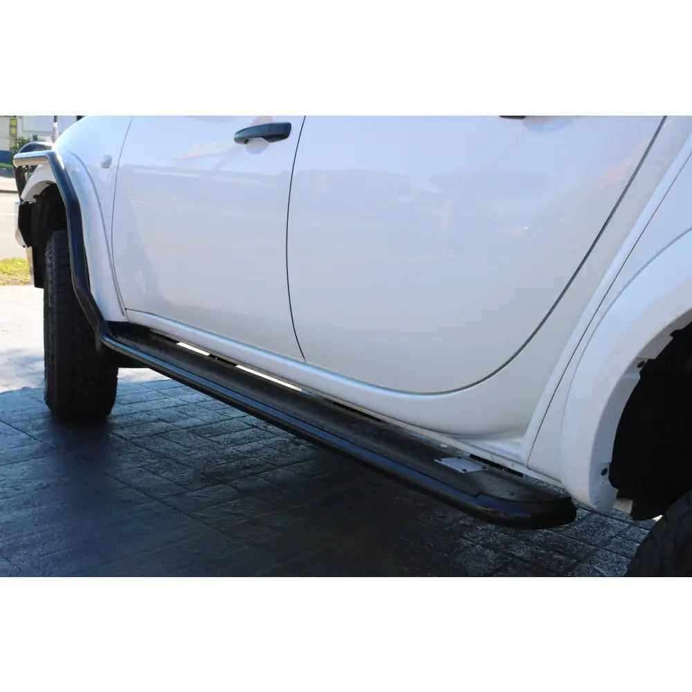 Rockarmor Steel Rockslider Side Steps - Mitsubishii Triton ML/MN 2006 - 2015