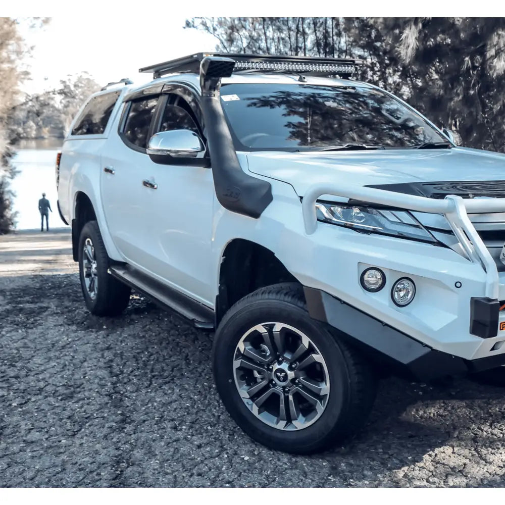 Rockarmor Steel Rockslider Side Steps To Suit Mitsubishi Triton MQ 04/2015 - 10/2018 - Side Steps