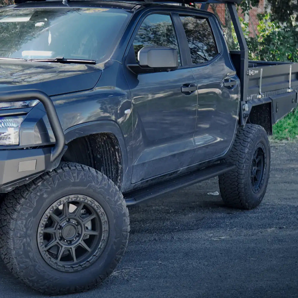 Rockarmor Steel Rockslider Side Steps - Mitsubishii Triton MV