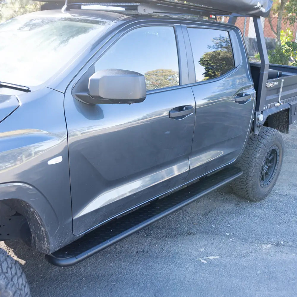 Rockarmor Steel Rockslider Side Steps - Mitsubishii Triton MV