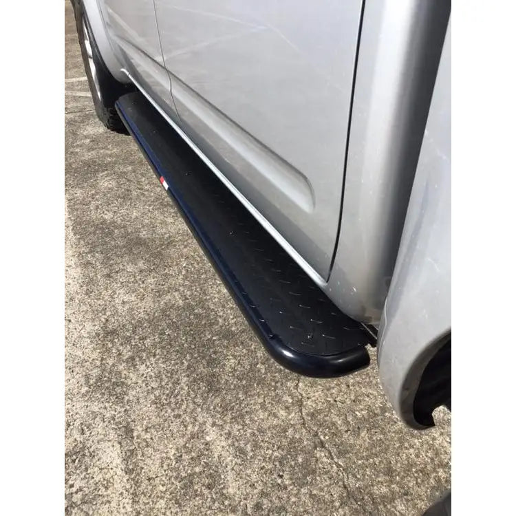 Rockarmor Steel Rockslider Side Steps - Nissan Navara D40
