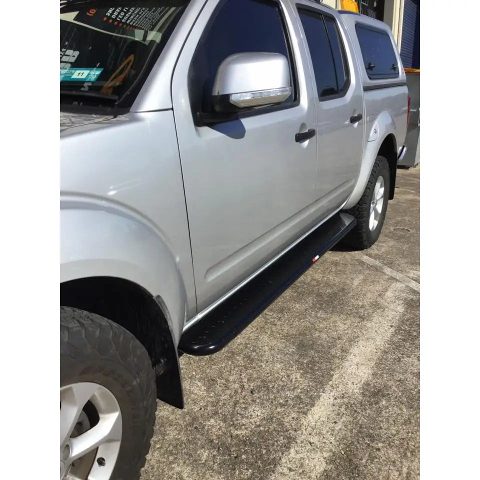 Rockarmor Steel Rockslider Side Steps - Nissan Navara D40