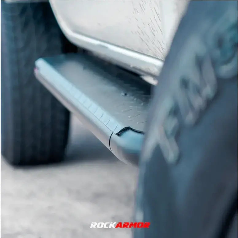 Rockarmor Steel Rockslider Side Steps To Suit Toyota Hilux N70 2005-2015 Single Cab - Side Steps