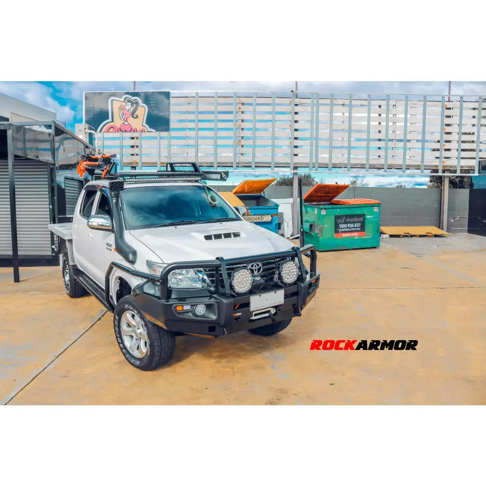 Rockarmor Steel Rockslider Side Steps - Toyota Hilux N70 2005-2015