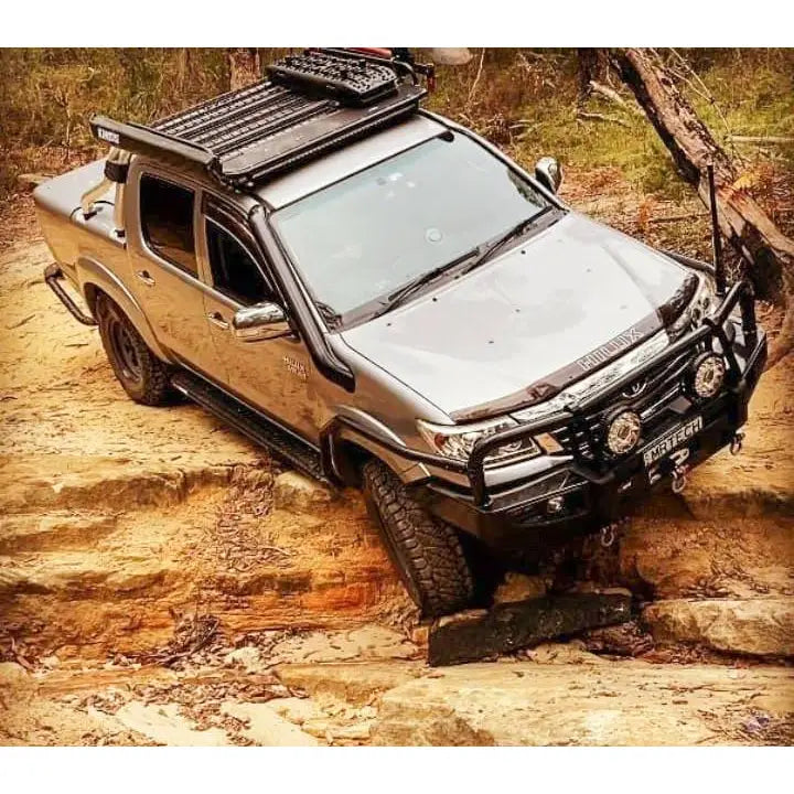 Rockarmor Steel Rockslider Side Steps - Toyota Hilux N70 2005-2015