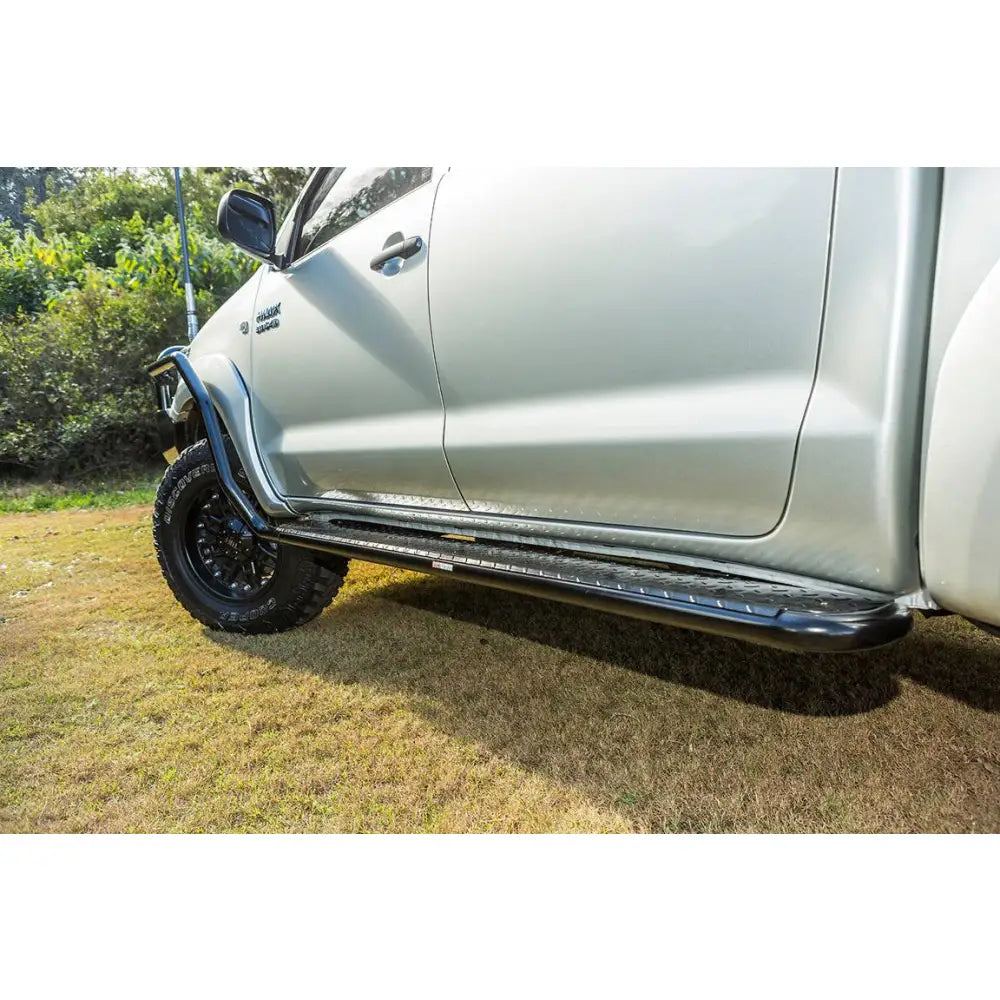 Rockarmor Steel Rockslider Side Steps - Toyota Hilux N70 2005-2015