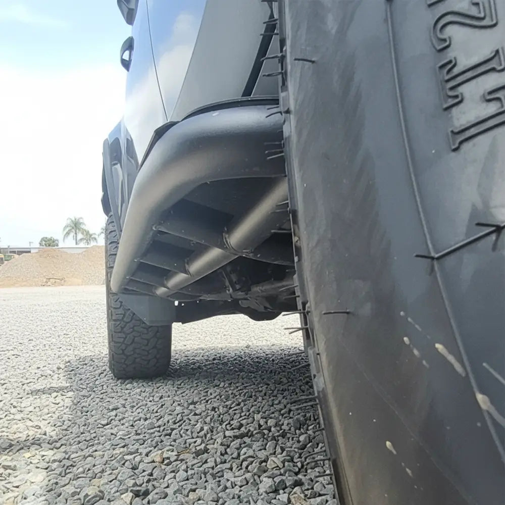 Rockarmor Steel Rockslider Side Steps - Toyota Prado 250 2024 to Current (Full Bar Replacement)