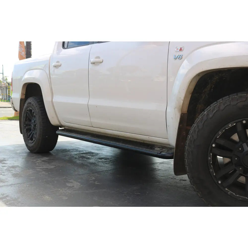 Rockarmor Steel Rockslider Side Steps - Vw Amorok 2010 To Current