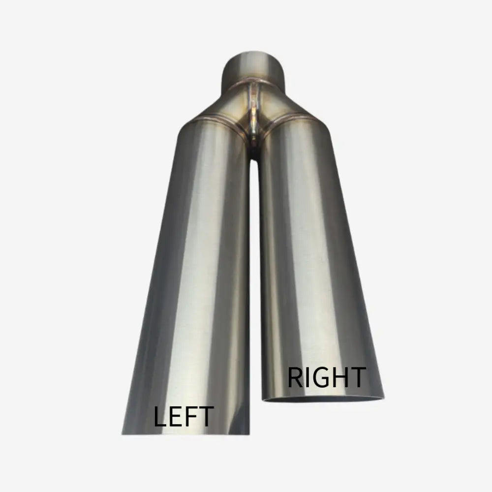 Slash Cut Staggered Shotgun Exhaust Tip