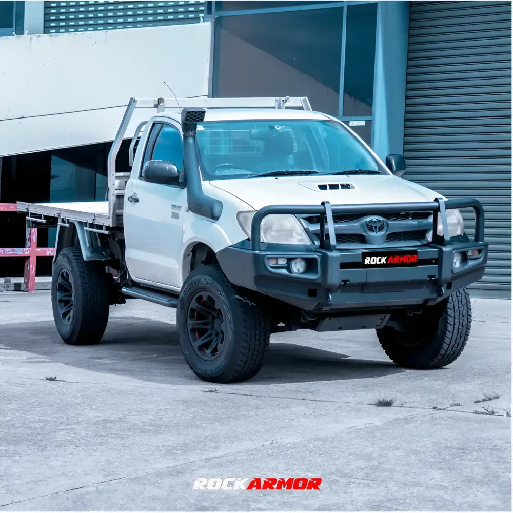 Rockarmor Steel Rockslider Side Steps To Suit Toyota Hilux N70 2005-2015 Single Cab - Side Steps